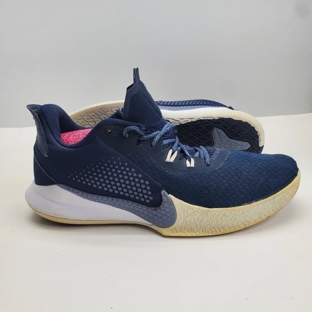 Nike Shoes Men's 11.5 Kobe Mamba Fury TB Navy Blue Sneakers CK6632-400